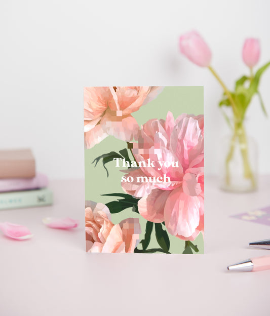 'Thank you So Much' Card