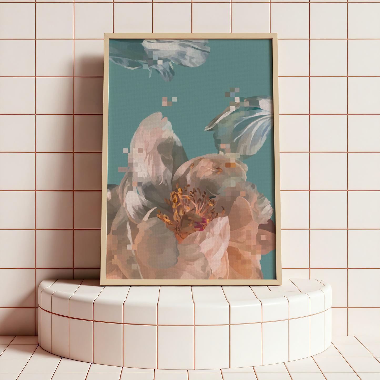 'Teal Blue' - Art Print