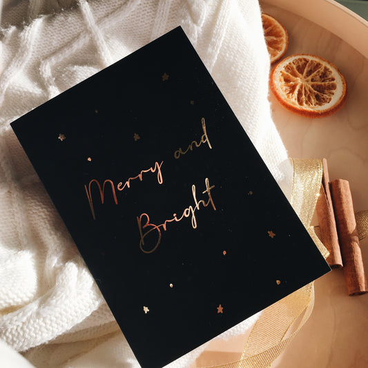 Merry & Bright Christmas Card