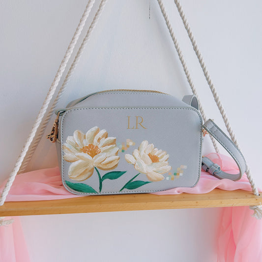 Custom Grey Handbag